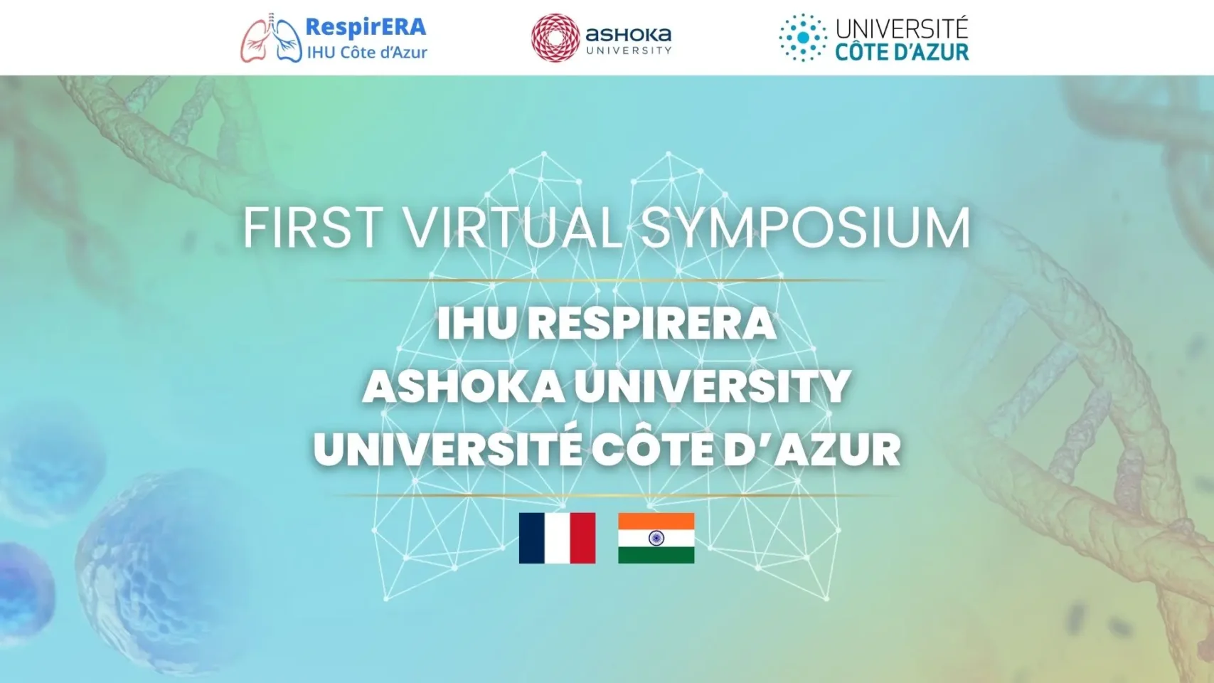 L'IHU RespirERA, Université Côte d'Azur et l'Université d'Ashoka (Inde) s'unissent face aux défis de la santé respiratoire : pollution, cancer, vieillissement et IA.